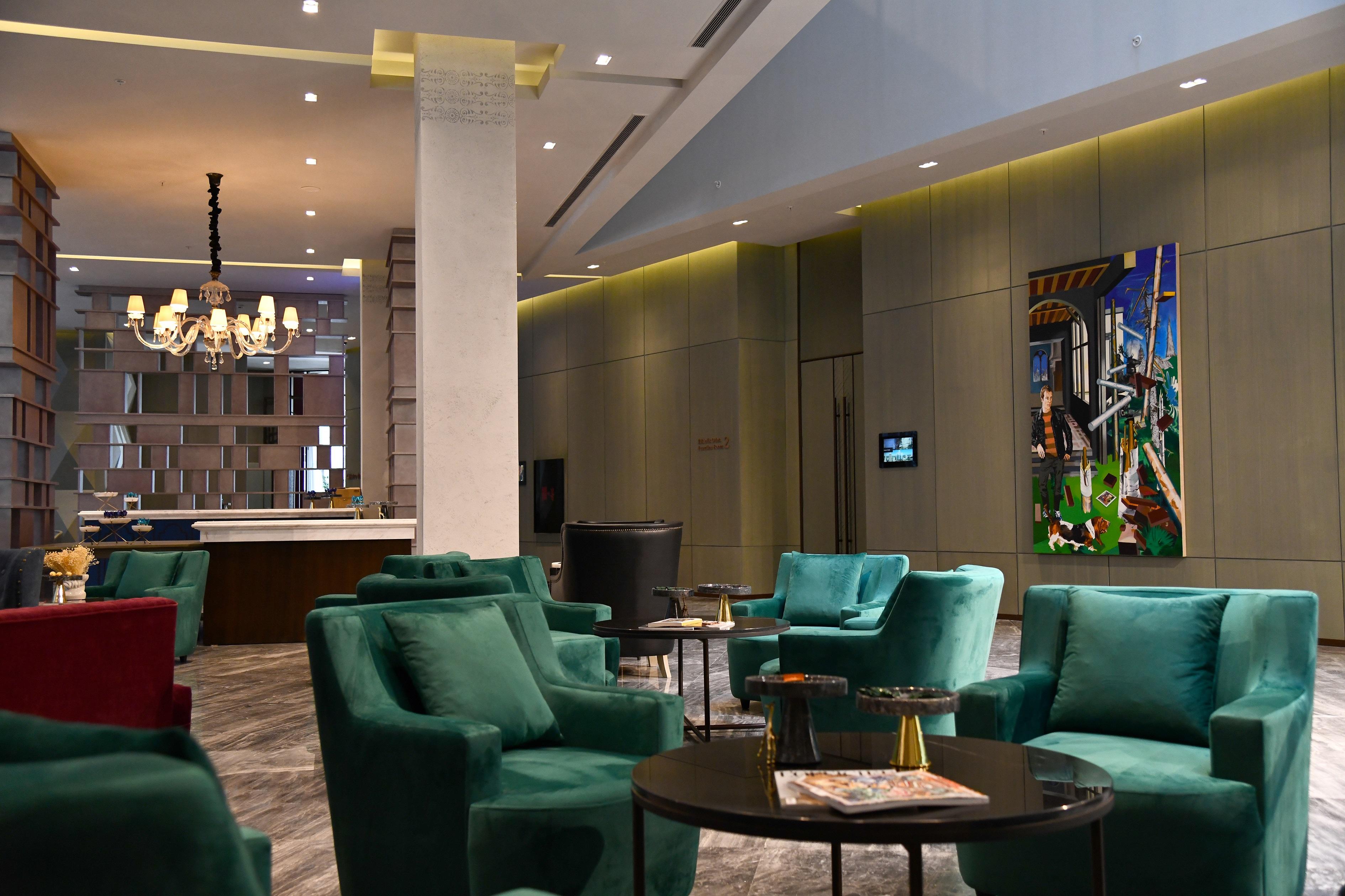 Hotel Wanda Vista Istanbul Exterior foto The lobby of the hotel