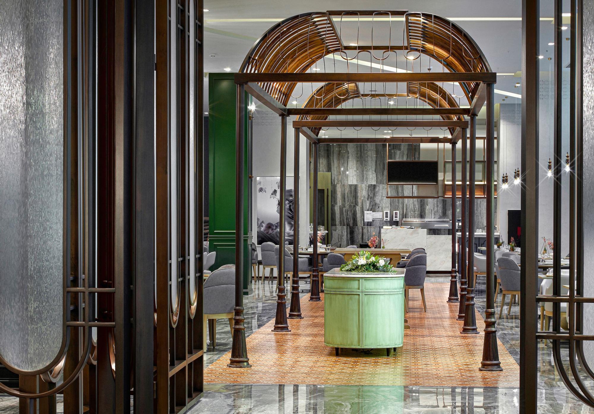 Hotel Wanda Vista Istanbul Exterior foto The interior of the restaurant